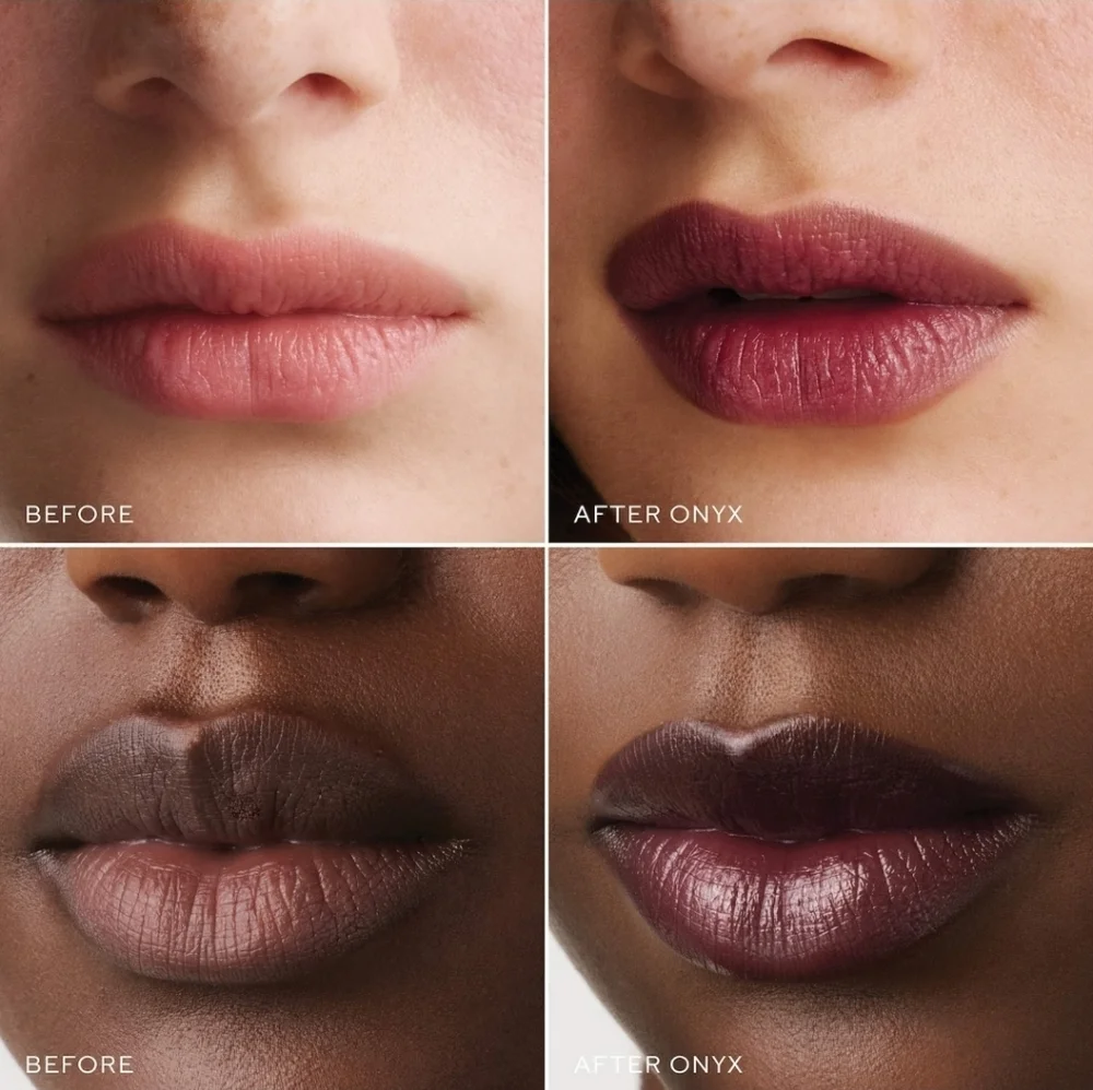 Westman Atelier HydroBalm Tinted Lipstick Onyx/Sheer Deep Plum. BNIB